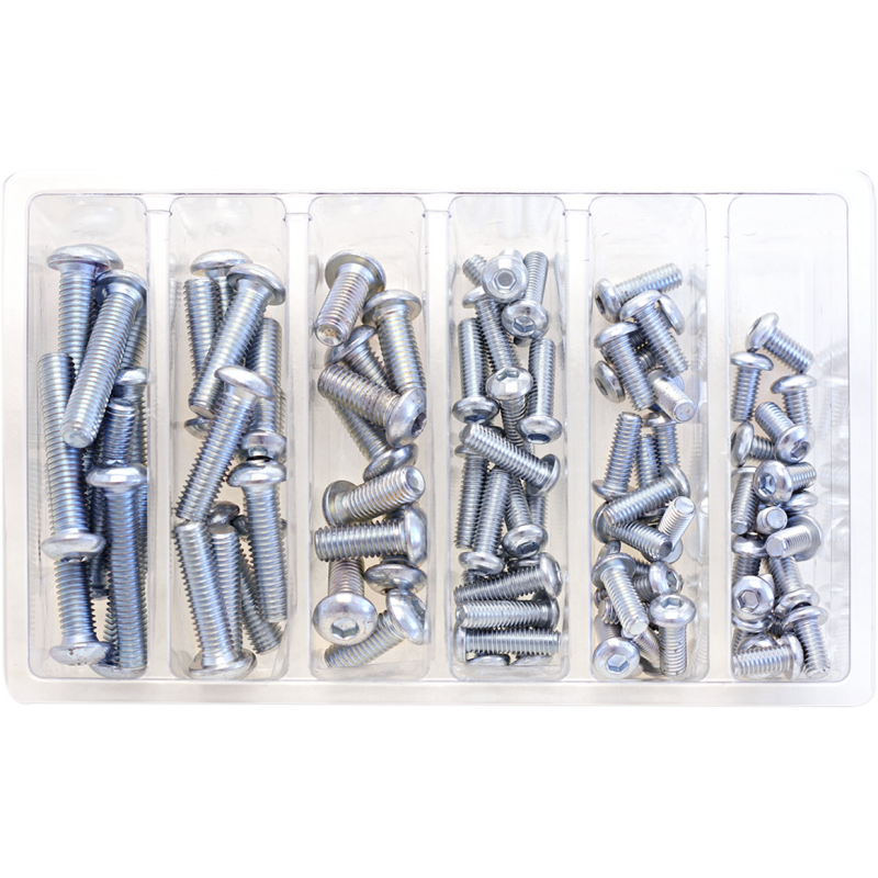 BOLT M6 & M8 BUTTON ALLEN ASSORTMENT (KT) SV-BHM6M8