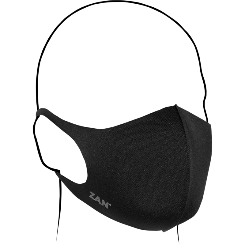 ZAN HEADGEAR LIGHTWEIGHT FACE MASK 2-PACK BLACK FMLW114