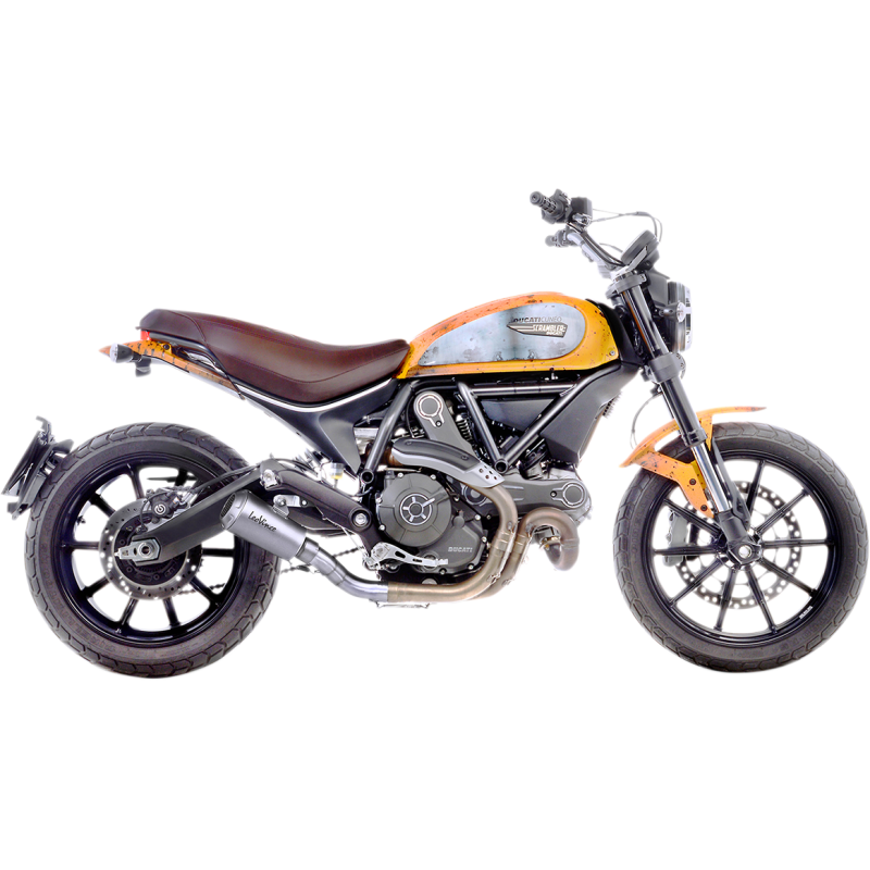 LEOVINCE SLIP-ON LV10 SCRAMBLER SS 15206U