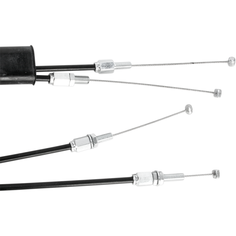 MOTION PRO THROTTLE CABLE PUSH-PULL BLACK VINYL SET 02-0514