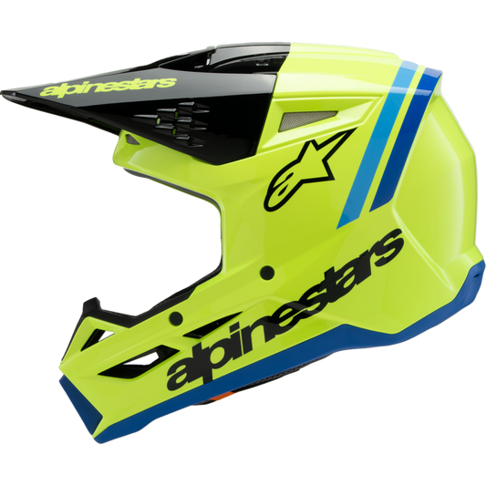 ALPINESTARS HELMET SM3 YTH RADIUM Y/B/BL M ECE06 8301925-5017-YM