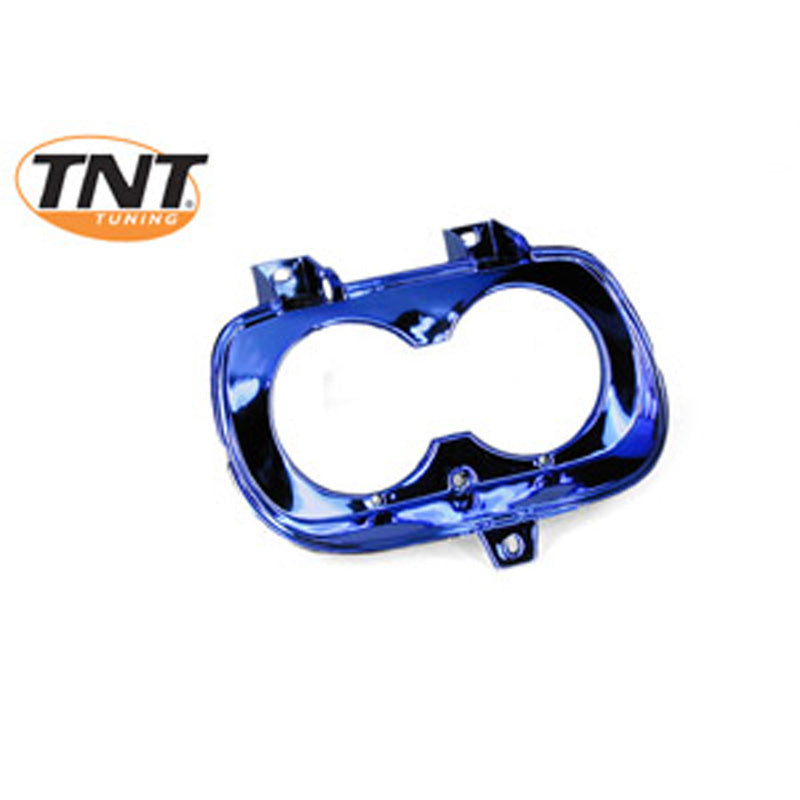 TNT BLUE CHROME TWIN HEADLIGHT COVER BW'S/ZUMA. 201268