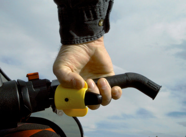 SNOBUNJE THROTTLE THUMB LEVER YELLOW 1058Y