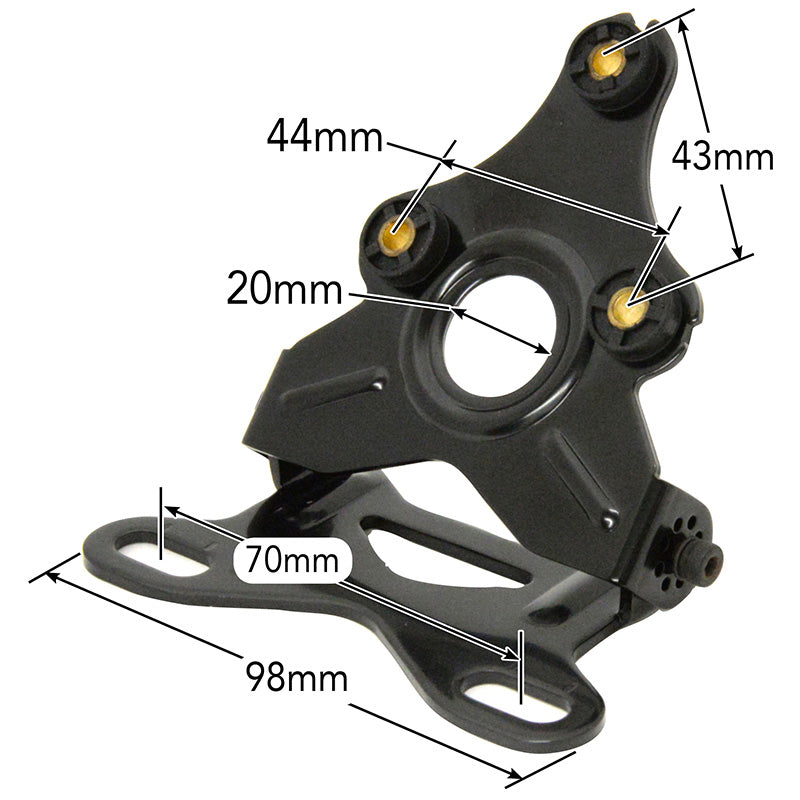 KOSO BRACKET - FOR TNT METERS BE035000