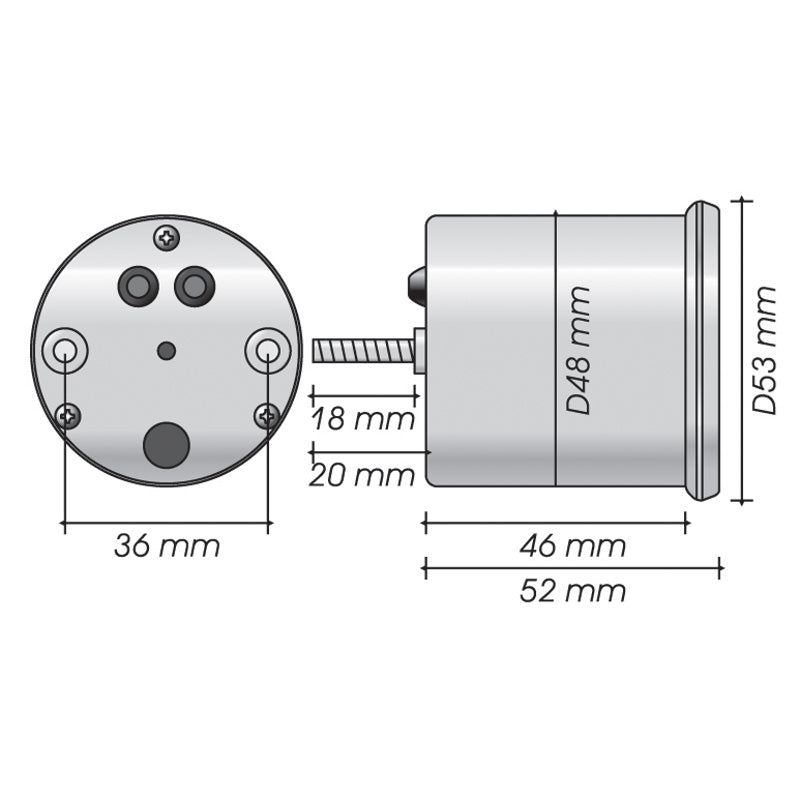 KOSO DL WATER TEMP METER BA484B20