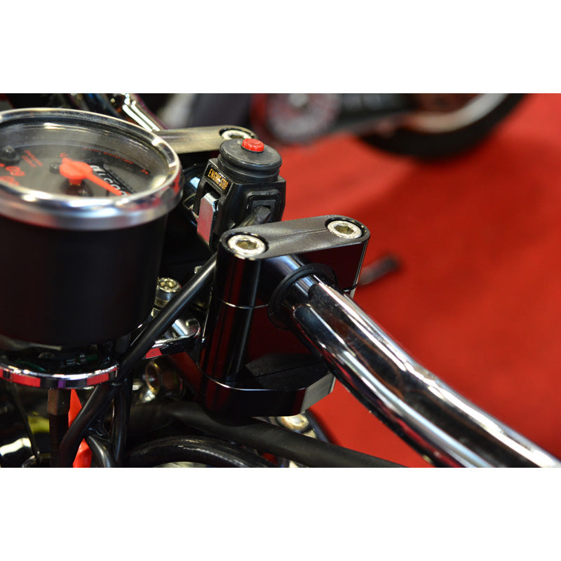 NCY RUCKUS 50 HANDLEBAR POST FOR TAPER HANDLEBAR/ BLK 690I02ZOOMBKT