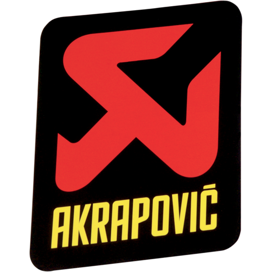 AKRAPOVIC VERTICAL STICKER 57X60MM H/R AKRAPOVIC P-VST3PO