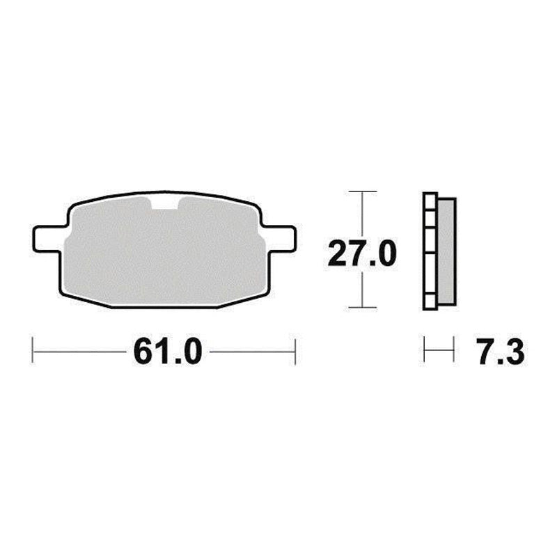 FERODO BRAKE PAD310169EF FDB636EF