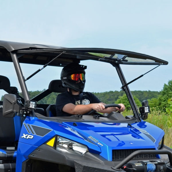 SUPER ATV WINDSHIELD FLIP CLR POL SUPERATV FWSPRAN90070
