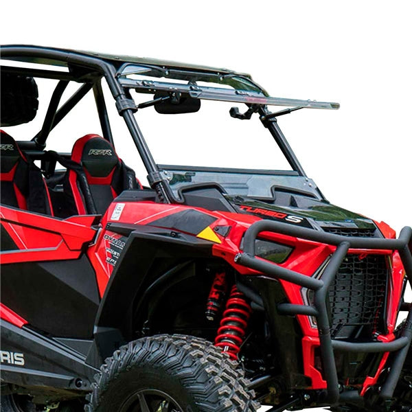 SUPER ATV WINDSHIELD FLIP CLR SCRATCH RESIS POL FWSPRZRXPTS70