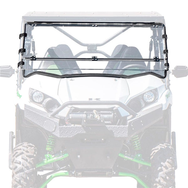 SUPER ATV WINDSHIELD FLIP SCRATCH RESIS CLR KAWA FDWSKTRX470