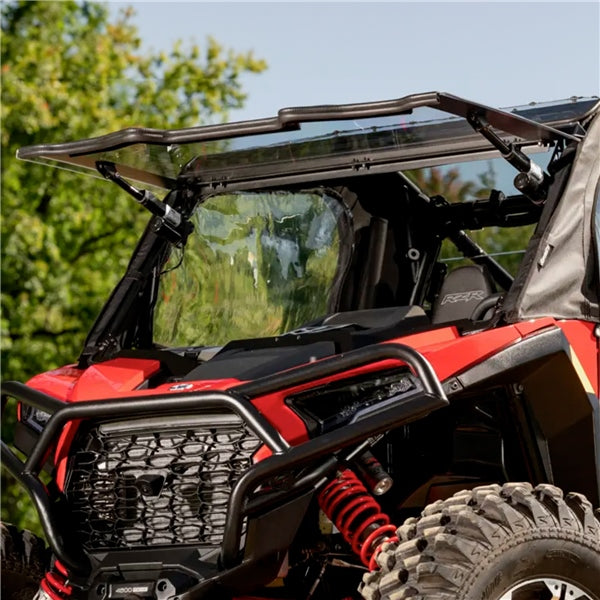 SUPER ATV WINDSHIELD POWER FLIP CLR POL SUPERATV PFWSPRZRXP70