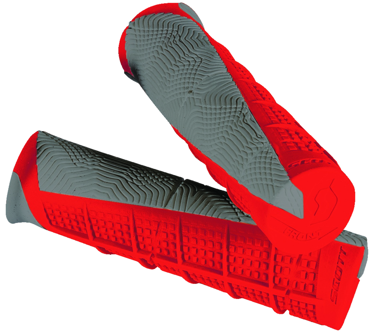 SCOTT DEUCE ATV GRIP NEON RED/GREY 217892-5858
