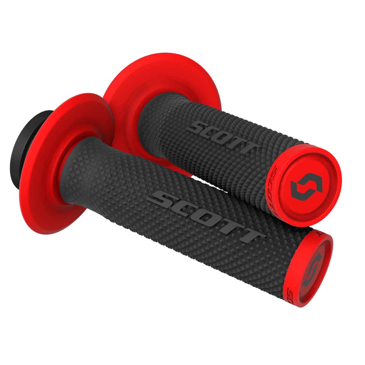 SCOTT SX II LOCK ON BLK/RED W/CAM SET 292452-1042222