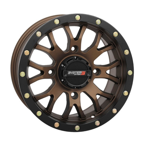 SYSTEM 3 15X7 4/137 5+2 ST-3 BRZ WHEEL 521720