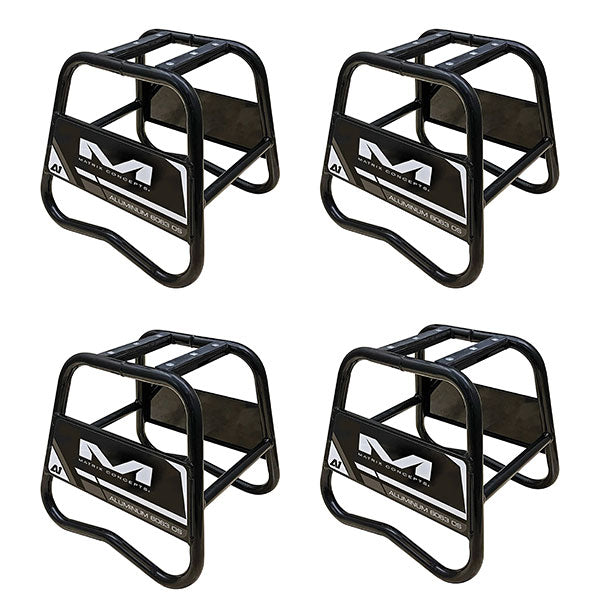 MATRIX A1 ALUMINUM STAND 4PK BLACK/BLACK A1-101 (4PK)