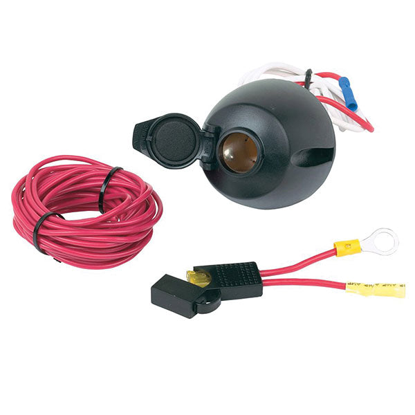 HOPKINS 12-VOLT SOCKET WITH WIRE & FUSE 55115