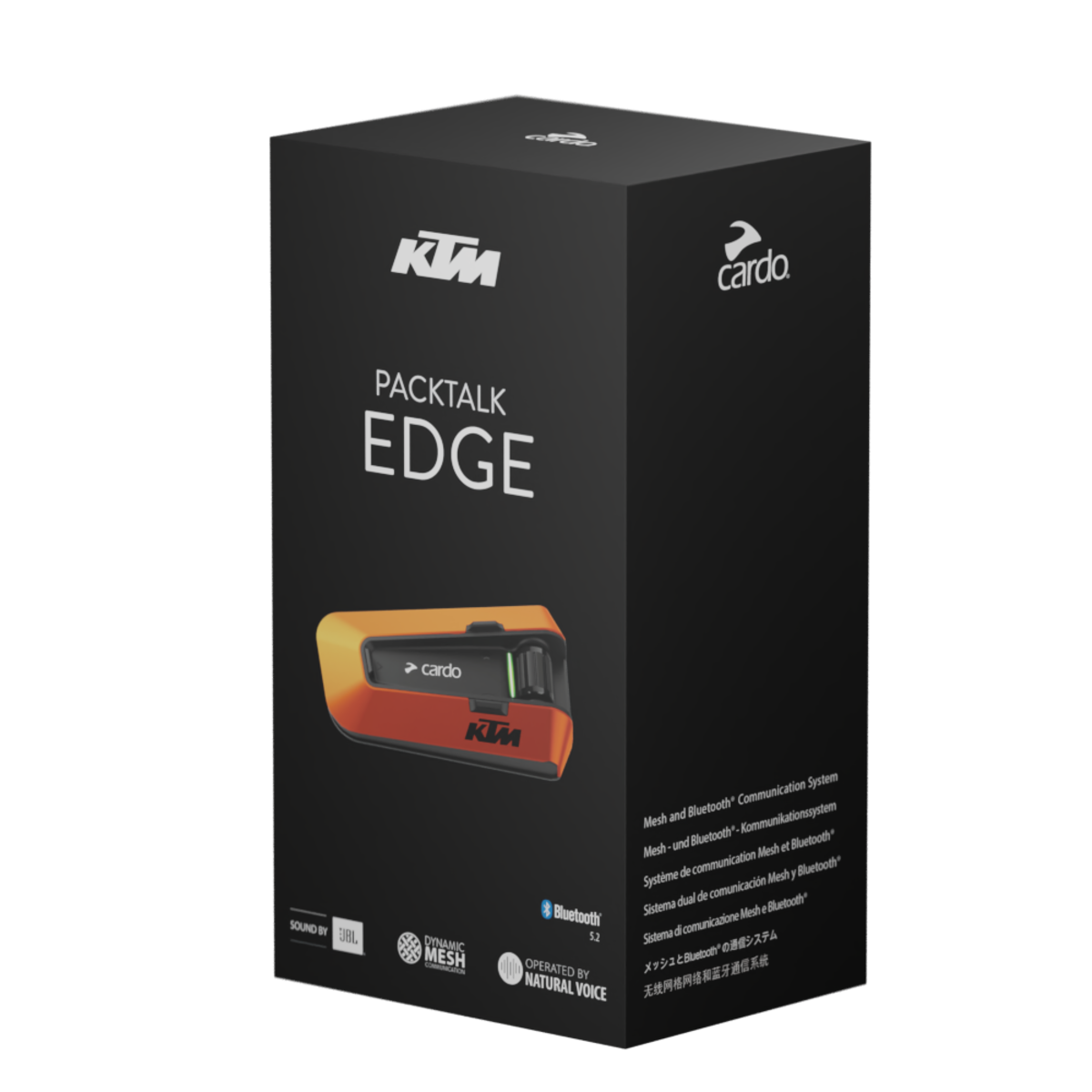 CARDO SYSTEMS PACKTALK EDGE SINGLE - KTM PT200020