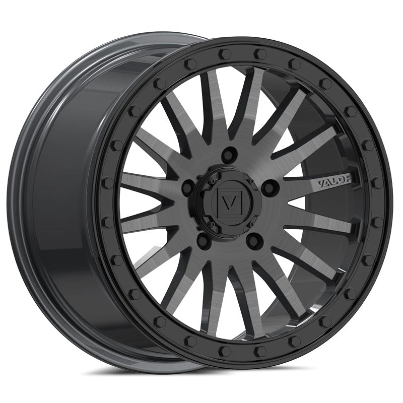 VALOR ATTURO VALOR V06 BEADLOCK 15X8 6+2 5X114.3 BRUSHED GUNMET V06-1580P4005BG