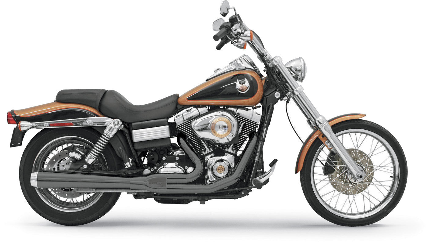 BASSANI XHAUST 06-17 FXD/WG ROAD RAGE 2:1 FS LONG BLK 13121J