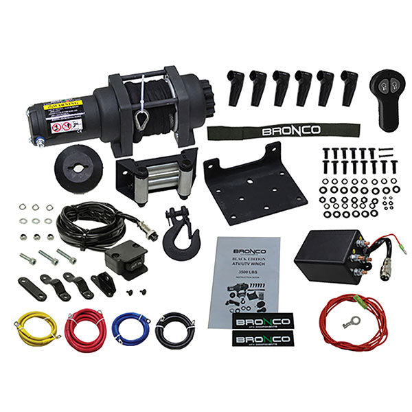 BRONCO BLACK WIRELESS 3500LBS WINCH AC-12025