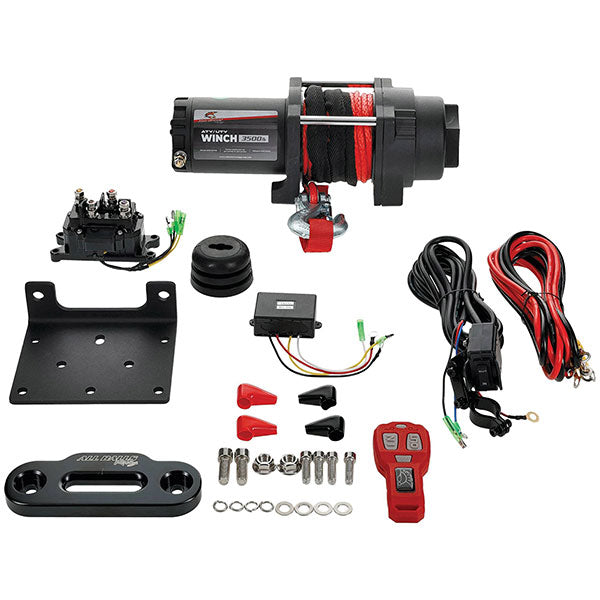 ALL BLLS 3500LB 4-BOLT WINCH SYN 431-01024
