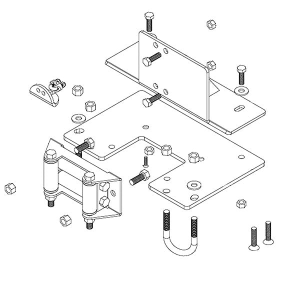 CYCLE COUNTRY WINCH MOUNT BOMBARDIER 25-7030