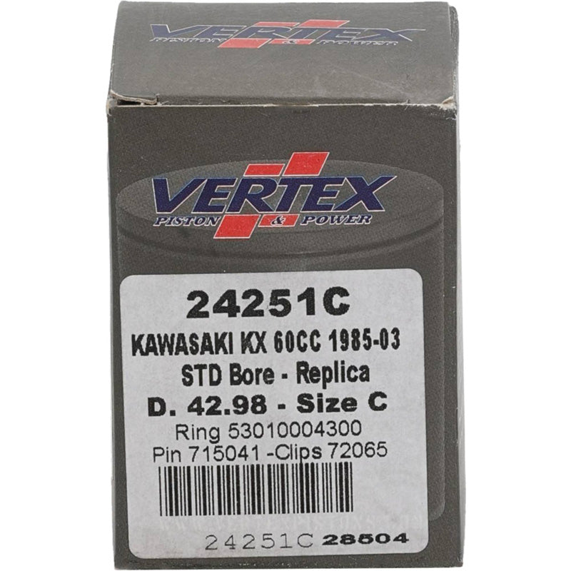 VERTEX PISTON KIT C KAW KX 60 1983-2003 24251C
