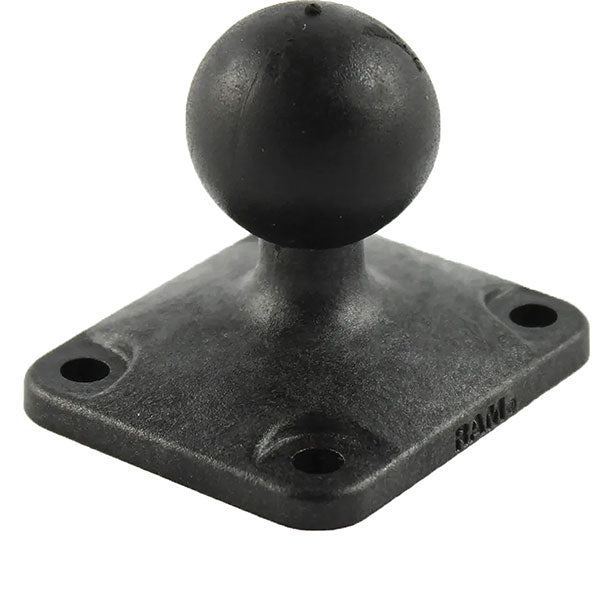 RAM CHROME DIAMOND BALL BASE B SIZE 1" BALL, CHROME RAM-B-238CHU