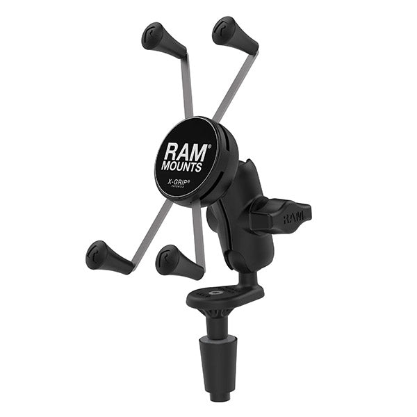 RAM MOUNTS X-GRIP LARGE PHONE MOUNT FORK STEM BASE RAM-B-176-A-UN10U