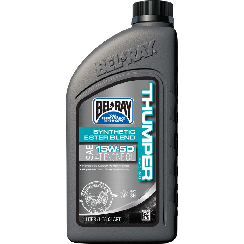 BEL-RAY THUMPER SYN ESTER BLEND 4T 15W-50 (12 X 1 L) 3_00926E_11