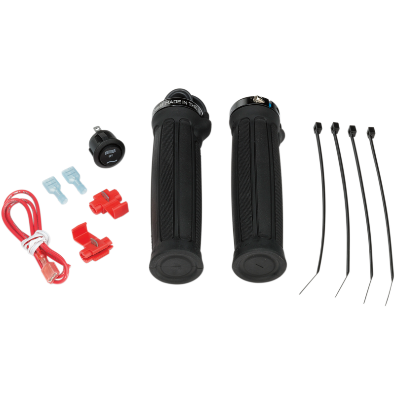 MOOSE RACING MOOSE CLAMP ON HI/LOW HEATED GRIPS 215208