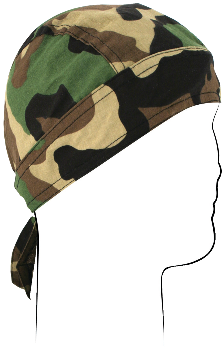 ZAN HEADGEAR ZAN HEADWRAP WOODLAND CAMO Z118C