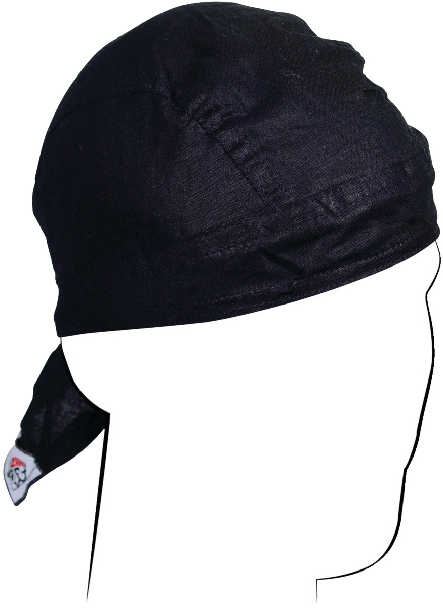 ZAN HEADGEAR ZAN HEADWRAP SOLID BLACK Z114