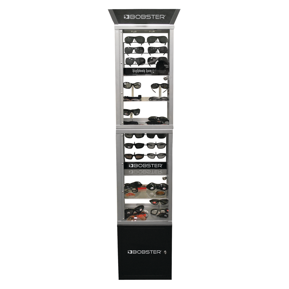 ZAN HEADGEAR BOBSTER TOWER DISPLAY W LOCKING CASE BOBT2