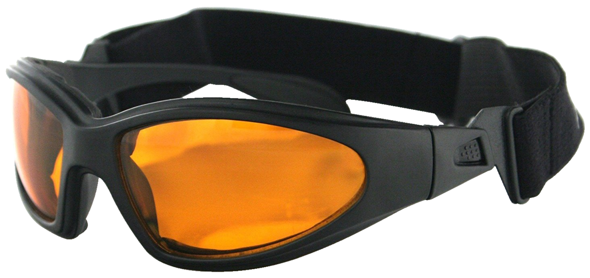 ZAN HEADGEAR GXR SUNGLASS BLACK FRAME ANTI-FOG AMBE GXR001A