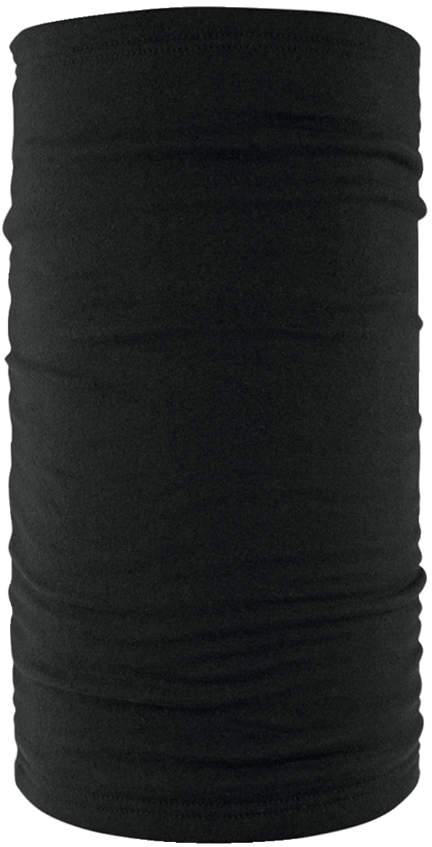 ZAN HEADGEAR MOTLEY TUBE FLEECE LINED BLACK TF114