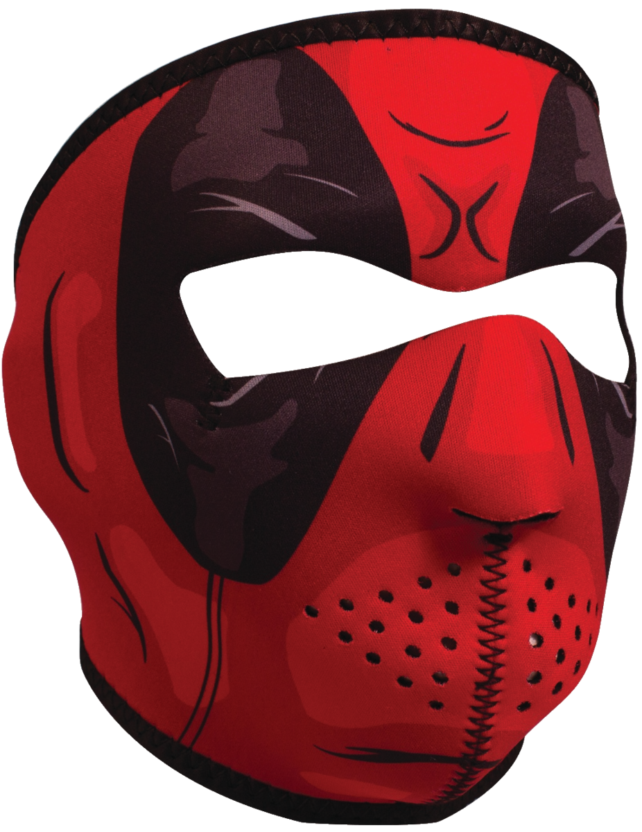 ZAN HEADGEAR FULL MASK NEOPRENE RED DAWN WNFM109