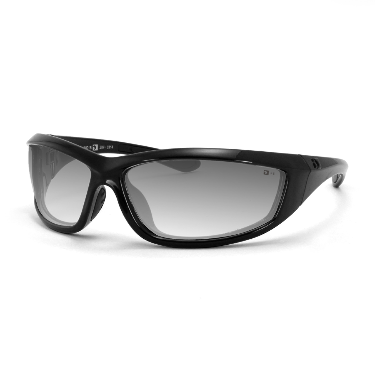 ZAN HEADGEAR CHARGER SUNGLASS MATTE BK PHOTOCHROMIC L ECHA002T