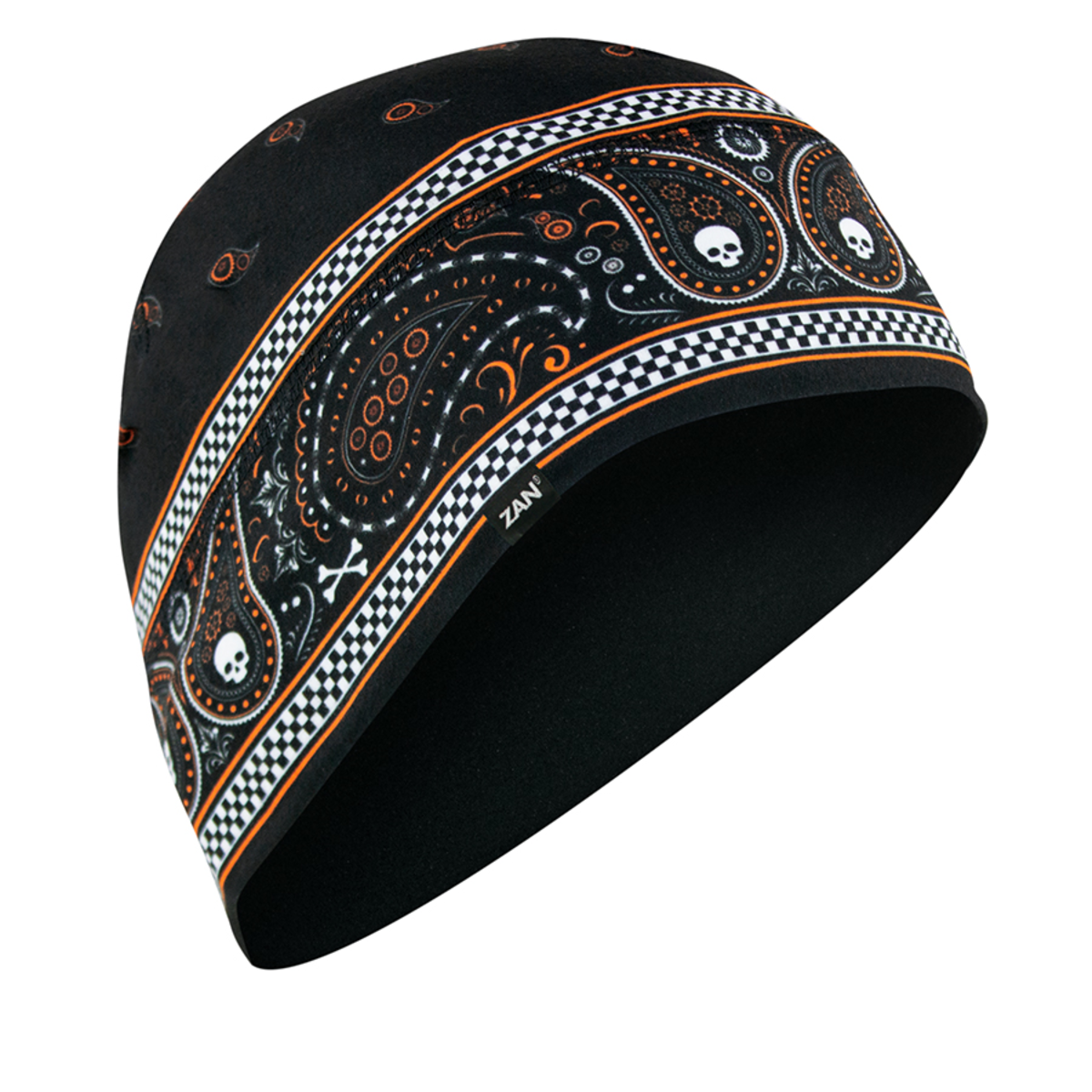 ZAN HEADGEAR HELMET LINER/BEANIE SPORTFLEX SERIES BK WHLL197