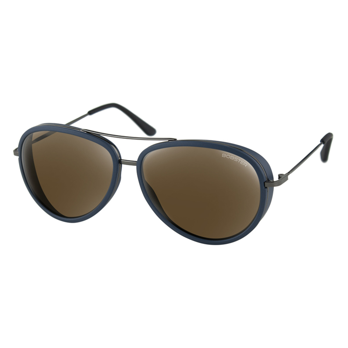 ZAN HEADGEAR ICE MATTE NAVY/GUNMETAL FRAME BROWN HD S BICE101HD