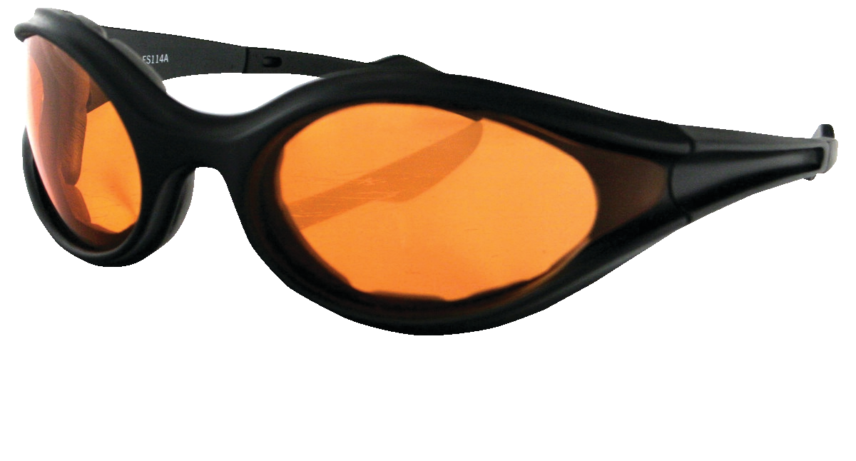ZAN HEADGEAR FOAMERZ SUNGL BLK FRAME YELLOW ANTI-FOG ES114A