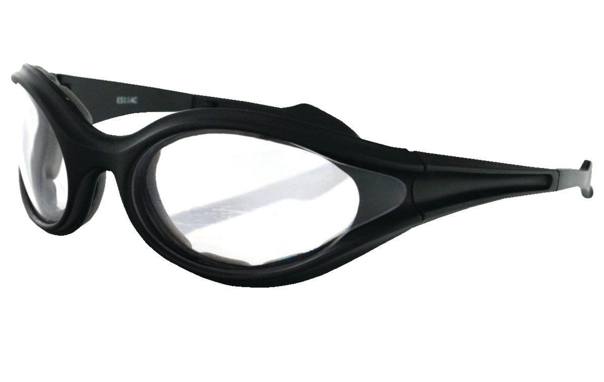 ZAN HEADGEAR FOAMERZ SUNGL BLK FRAME CLEAR ANTI-FOG ES114C