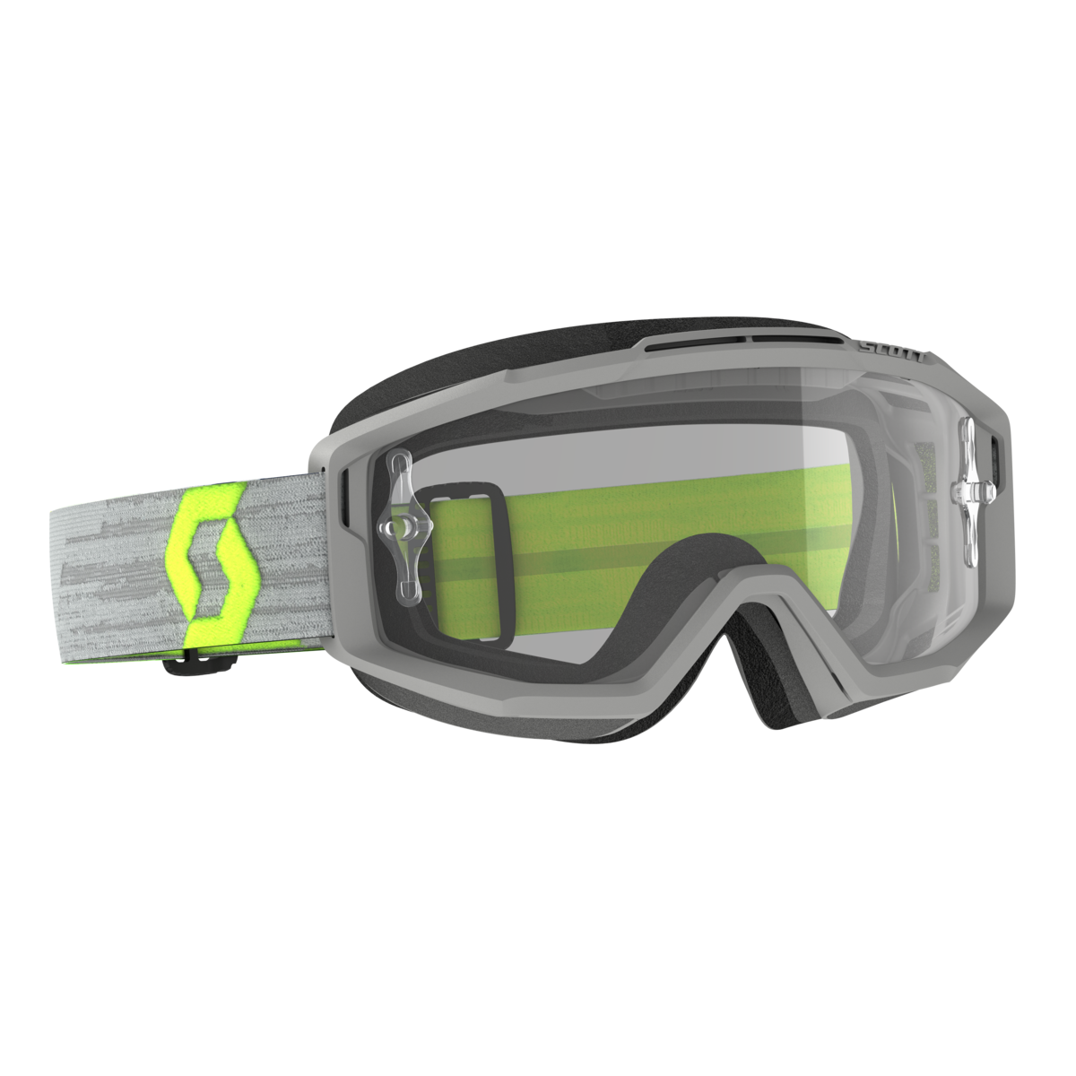 SCOTT SPLIT OTG BLK/WHT CLEAR WORKS LENS 285537-7702113