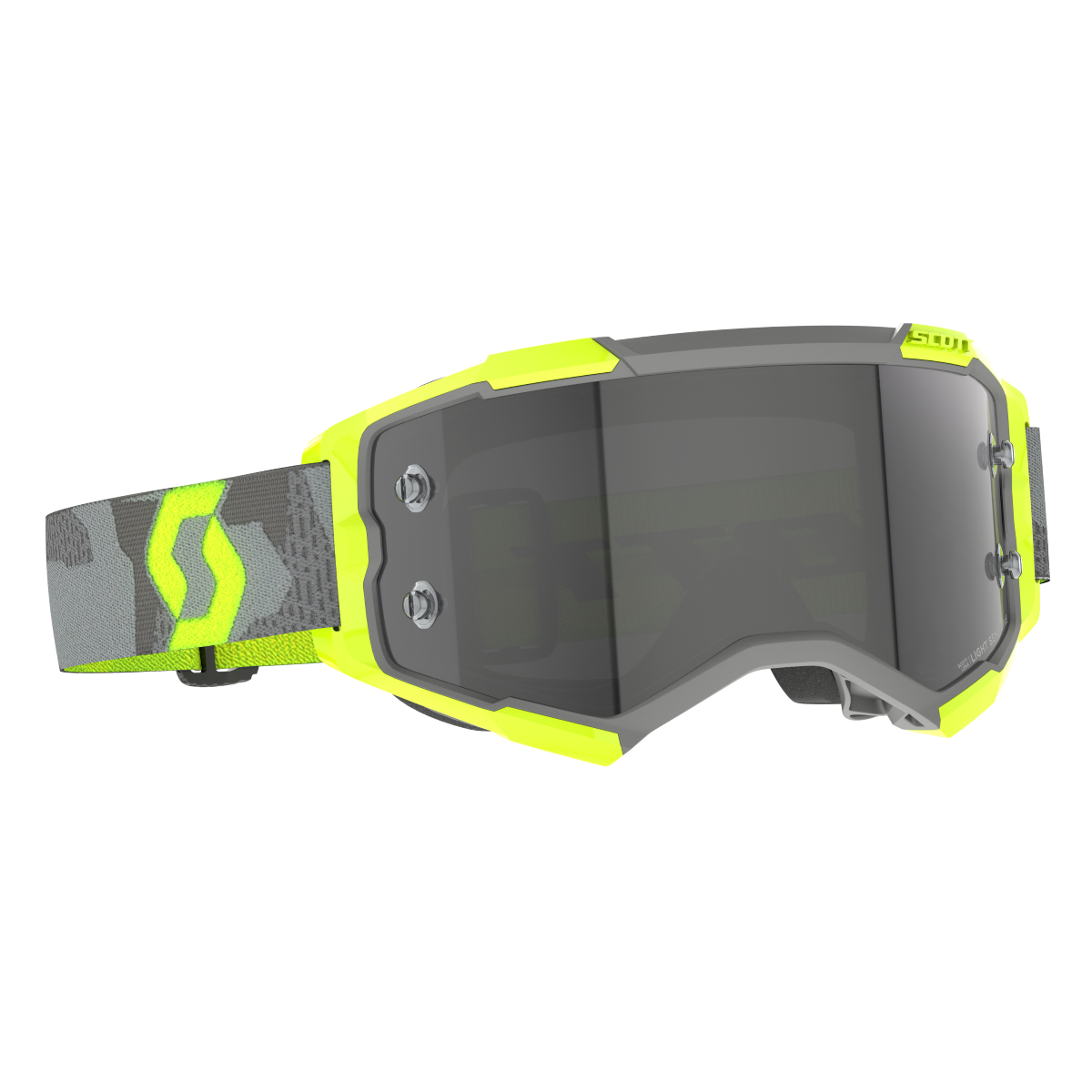 SCOTT FURY LS LIGHT GREY/NEON YEL LS GREY 272827-7697327