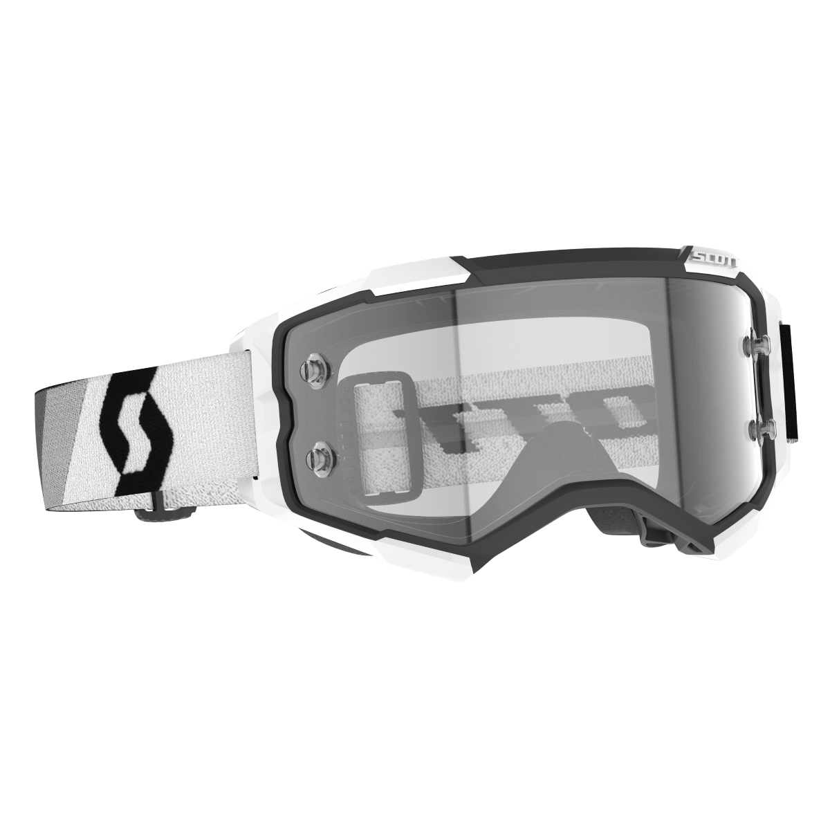 SCOTT FURY CLEAR BLK/WHT CLEAR 274514-7702113