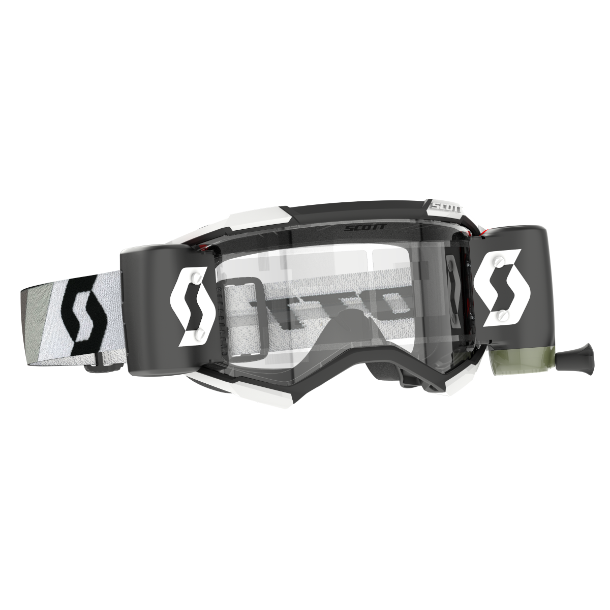 SCOTT FURY WFS BLK/WHT CLEAR 278596-7702113
