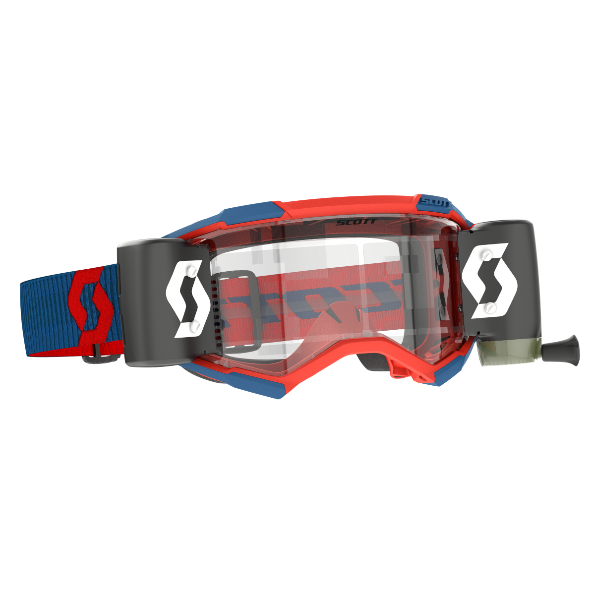 SCOTT FURY WFS DARK BLUE/NEON RED CLEAR 278596-7698113