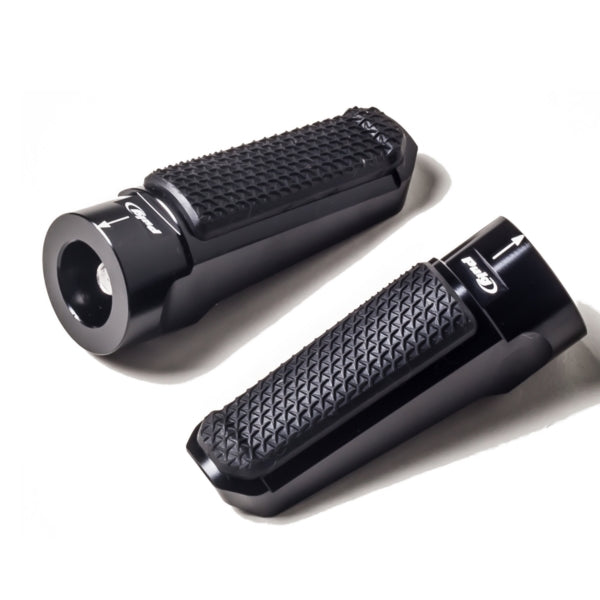 PUIG FOOT PEG RACING W/RUBBER UNIV BK 7318N