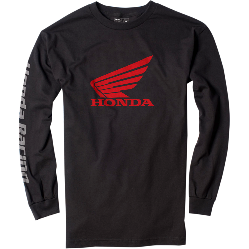 FACTORY EFFEX APPAREL TEE LS HONDA BLACK LG 17-87314